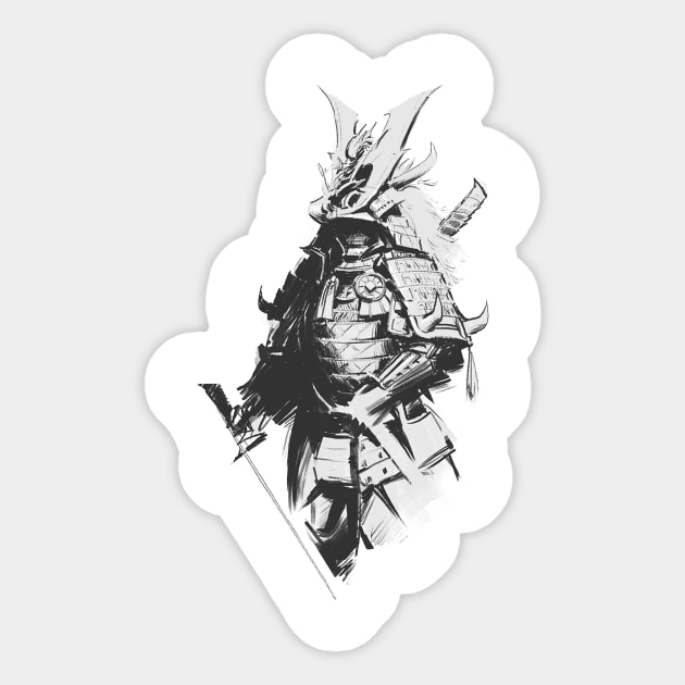 Samurai Sticker by hitext